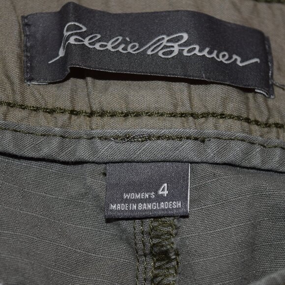 Eddie Bauer Shorts Grey Green 4 - Picture 5 of 7